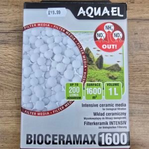 Aquael BioCeraMAX 1600 – Premium Biological Ceramic Filter Media 1L